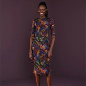 Farm Rio - Dotted Macaw Jersey Dress